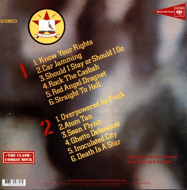 The Clash-Combat Rock MOV Reissue 2013-LP Vinyl