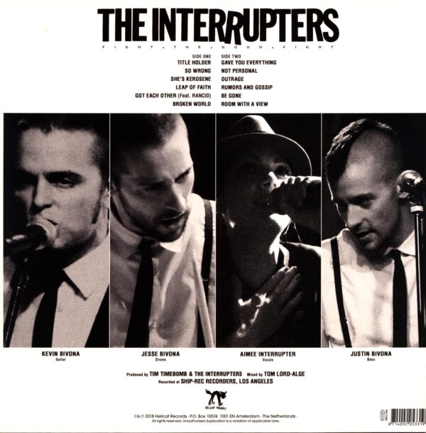 The Interrupters-Fight The Good Fight 2ndH-LP Vinyl