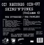 The Oppressed-The Prowlers-Skins 'N' Punks Volume 6-LP Vinyl