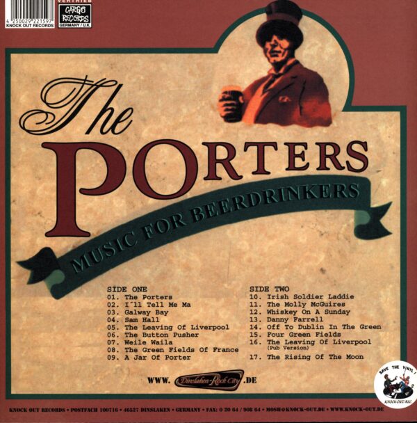 The Porters-A Tribute To Arthur Guinness green-LP Vinyl