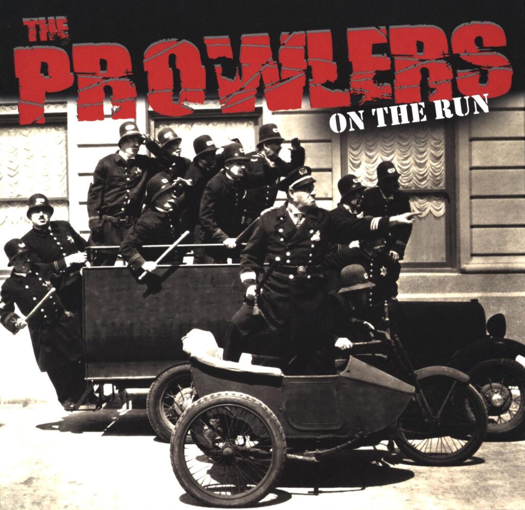The Prowlers-On The Run grey splatter-10 Vinyl