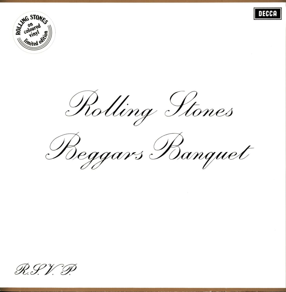 The Rolling Stones-Beggars Banquet Reissue NL 1978 clear-LP Vinyl