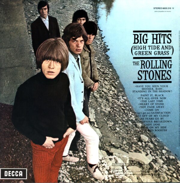 The Rolling Stones-Big Hits (High Tide And Green Grass) Reissue NL 1977 orange-LP Vinyl