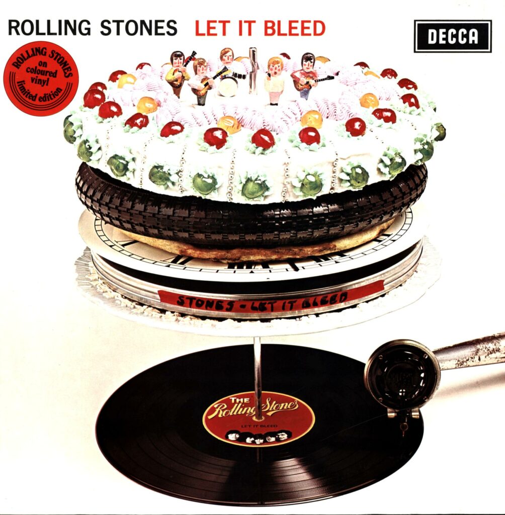 The Rolling Stones-Let It Bleed Reissue NL 1977 red-LP Vinyl