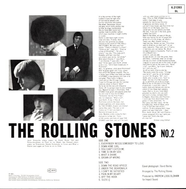 The Rolling Stones-The Rolling Stones Vol. 2 Reissue-LP Vinyl