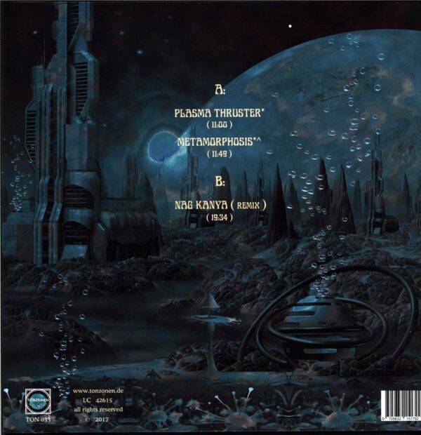 The Spacelords-Water Planet-blue white splatter LP Vinyl