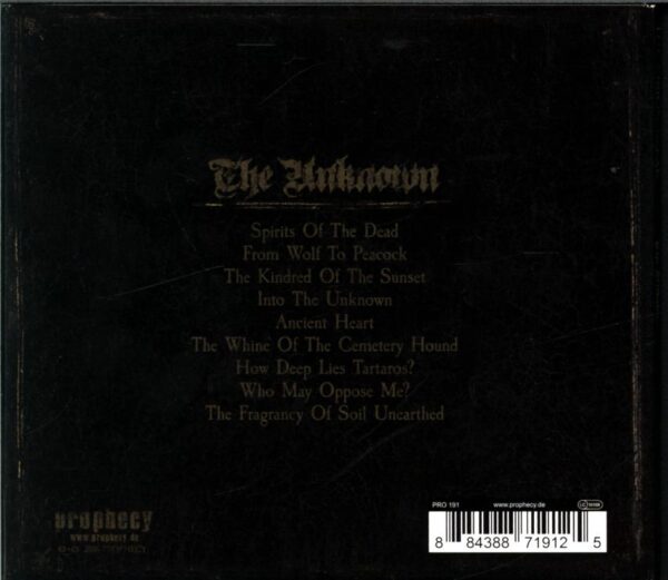 The Vision Bleak-The Unknown-CD