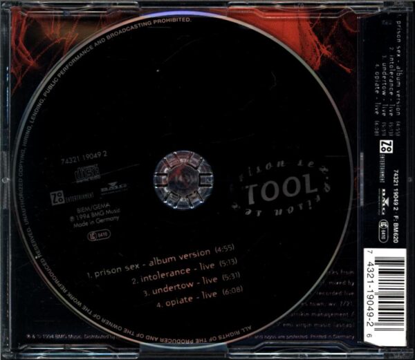 Tool-Prison Sex-CD-Single