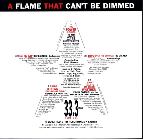 Various-A Flame That Can't Be Dimmed-10 Vinyl