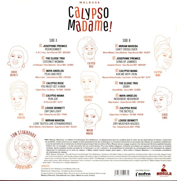 Various-Calypso Madame! (West Indian Female Singers 1954-1968)-LP Vinyl