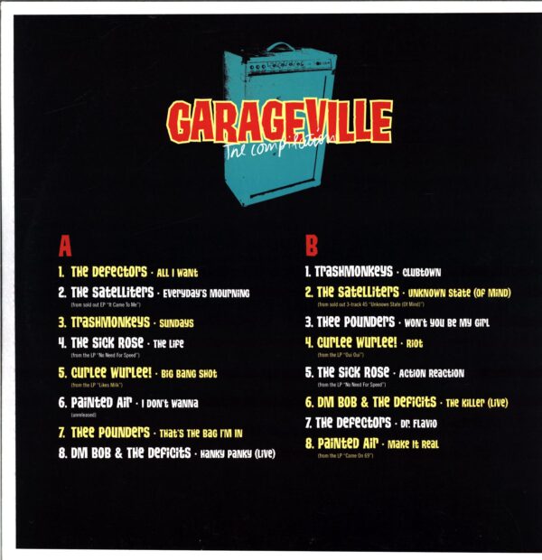 Various-Garageville - The Compilation - 1st International Hamburg Beat and Garage Punk Festival-LP Vinyl