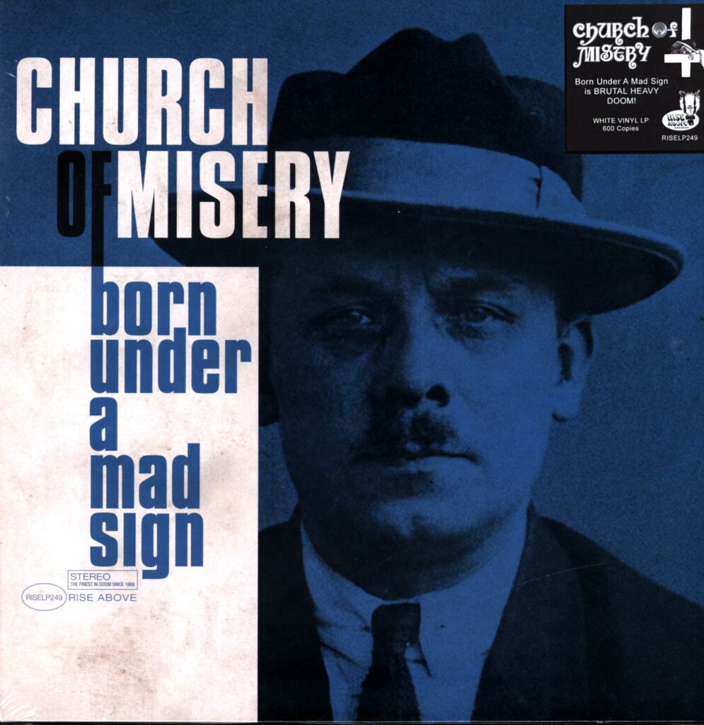 Church Of Misery-Born Under A Mad Sign white-LP Vinyl