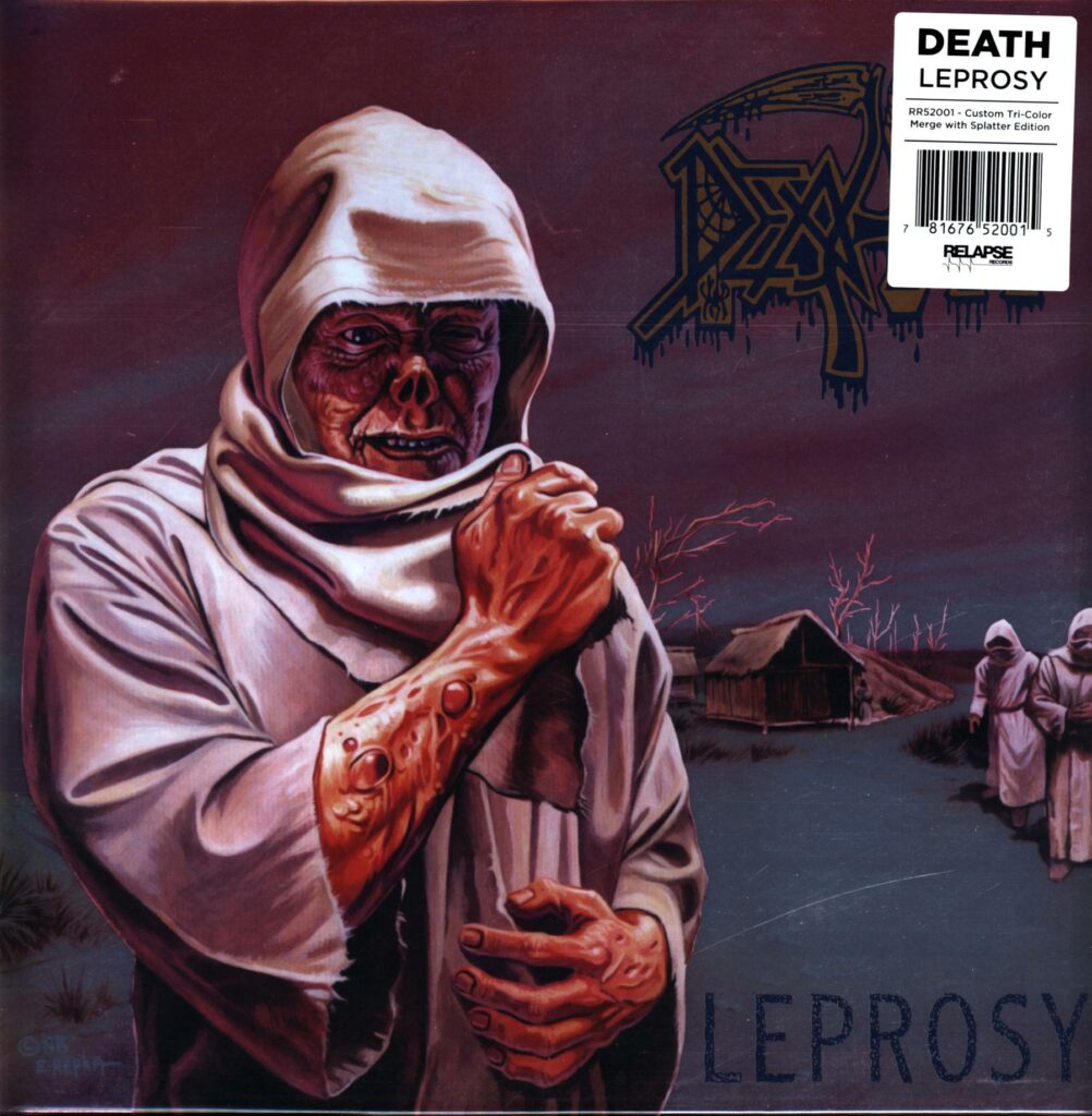 Death-Leprosy Reissue Tri-Colour Merge 2024-LP Vinyl