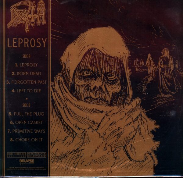 Death-Leprosy Reissue Tri-Colour Merge 2024-LP Vinyl