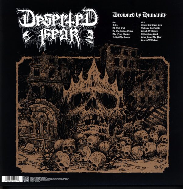 Deserted Fear-Drowned By Humanity signed-LP Vinyl