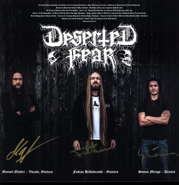 Deserted Fear-Drowned By Humanity signed-LP Vinyl