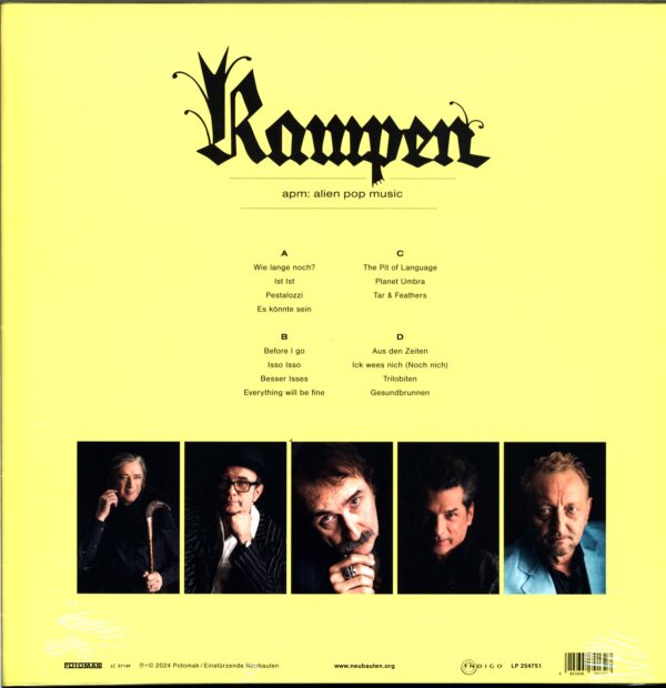 Einstürzende Neubauten-Rampen - APM Alien Pop Music-LP Vinyl