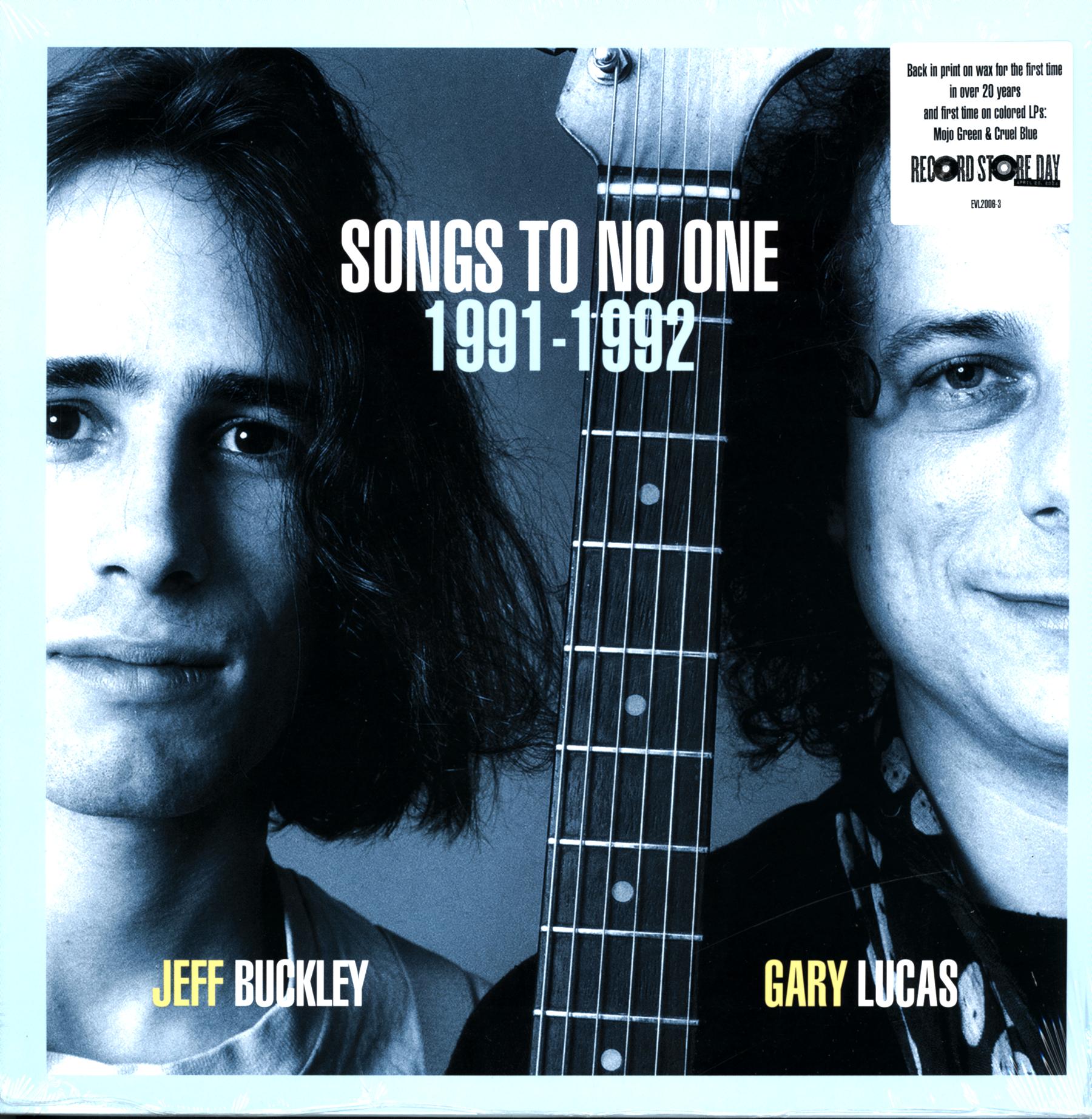 Jeff Buckley and Gary Lucas-Songs To No One 1991-1992 RSD 2024-LP Vinyl-1 Jeff Buckley and Gary Lucas-Songs To No One 1991-1992 RSD 2024-LP Vinyl