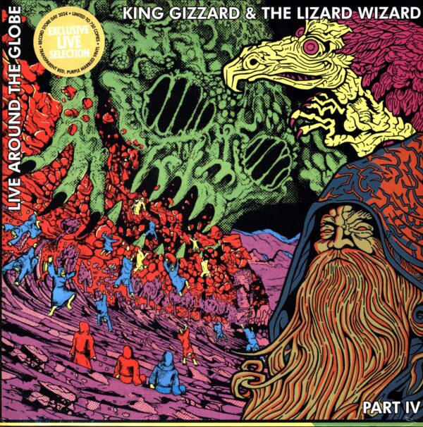 King Gizzard And The Lizard Wizard – Live Around The Globe - Part IV RSD 2024-LP Vinyl