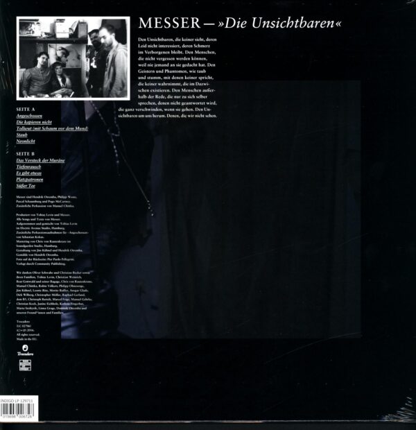 Messer-Die Unsichtbaren Reissue 2016-LP Vinyl