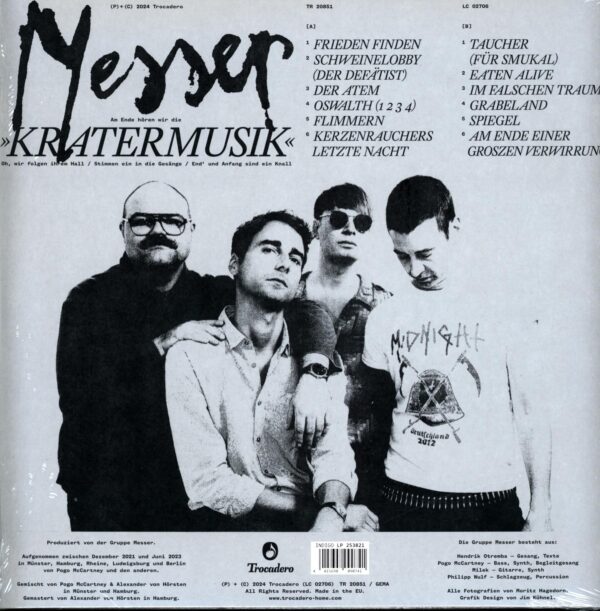 Messer-Kratermusik-LP Vinyl