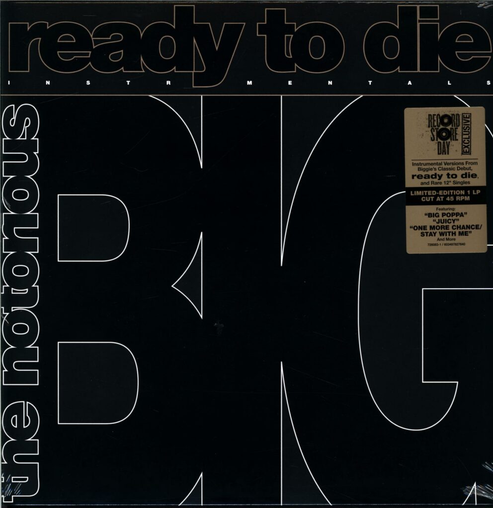 Notorious BIG - Ready To Die Instrumentals - RSD 2024 - LP Vinyl