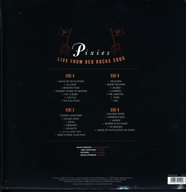 Pixies-Live From Red Rocks 2005 RSD 2024-LP Vinyl