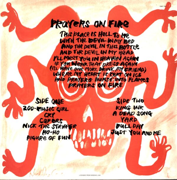 The Birthday Party-Prayers On Fire UK 1981-LP Vinyl