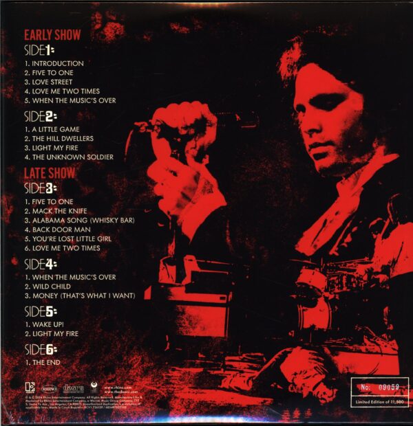 The Doors-Live At Konserthuset Stockholm September 20th 1968-LP Vinyl RSD 2024