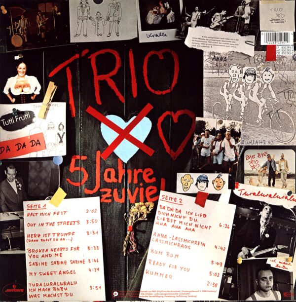 Trio-5 Jahre Zuviel-LP Vinyl