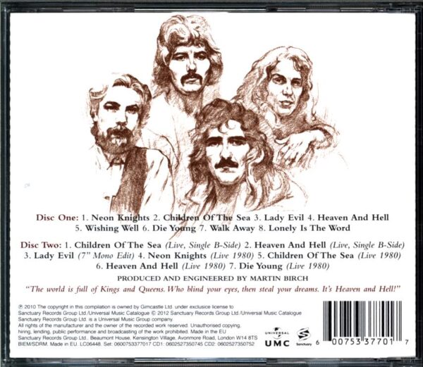 Black Sabbath-Heaven And Hell-CD
