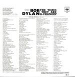 Bob Dylan-The Times They Are A-Changin' Reissue UK 1985-LP Vinyl