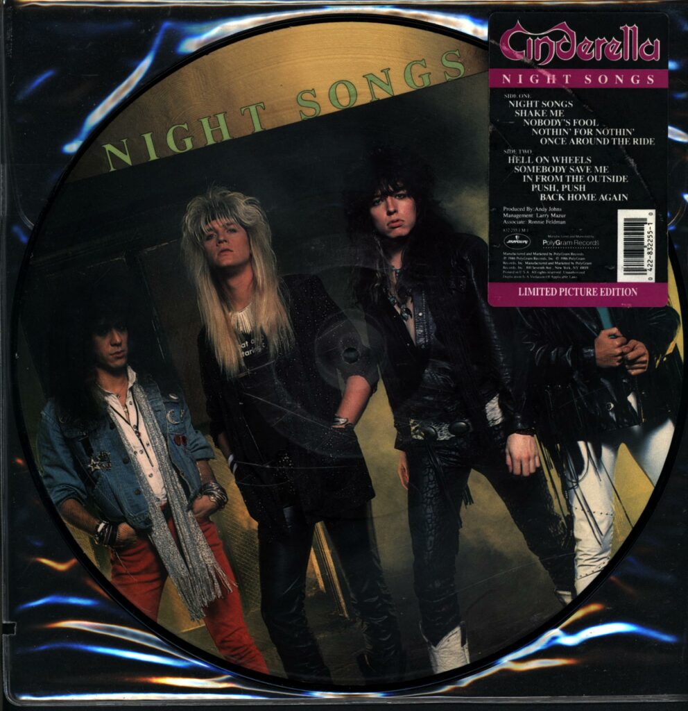 Cinderella-Night Songs Picture Disc-LP Vinyl