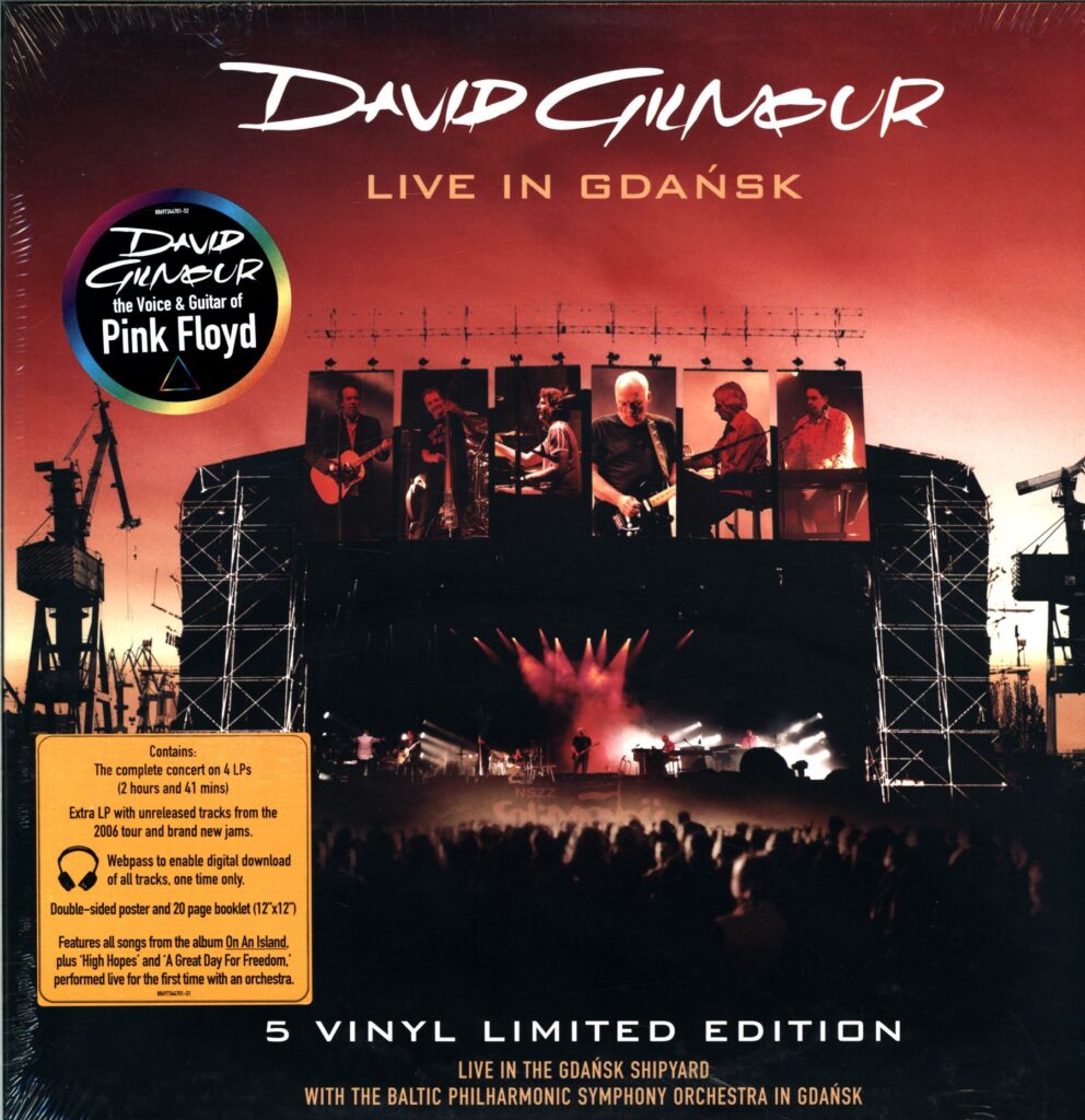 David Gilmour-Live In Gdańsk-LP Vinyl