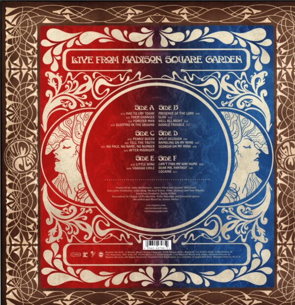 Eric Clapton-Live From Madison Square Garden-LP Vinyl