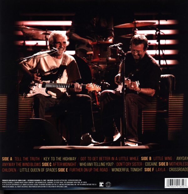 Eric Clapton-Live In San Diego (With Special Guest J.J. Cale)-LP Vinyl