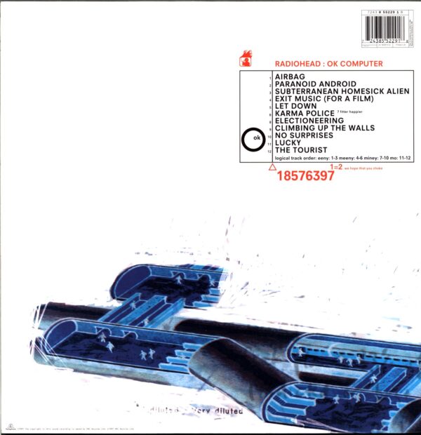 Radiohead-OK Computer-2013 LP Vinyl