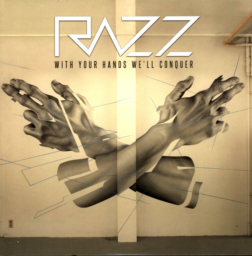 Razz-With Your Hands We'll Conquer yellow black marbled-LP Vinyl