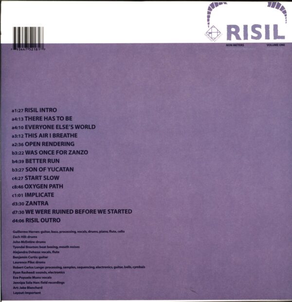 Risil-Non Meters Volume One-LP Vinyl