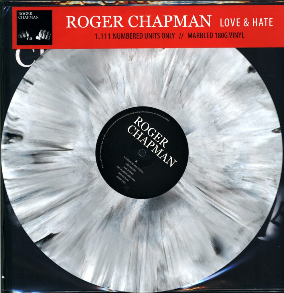 Roger Chapman-Love and Hate-grey marbled LP Vinyl