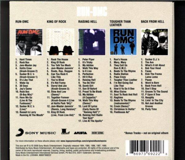 Run-DMC-Original Album Classics-CD - Rockers Records