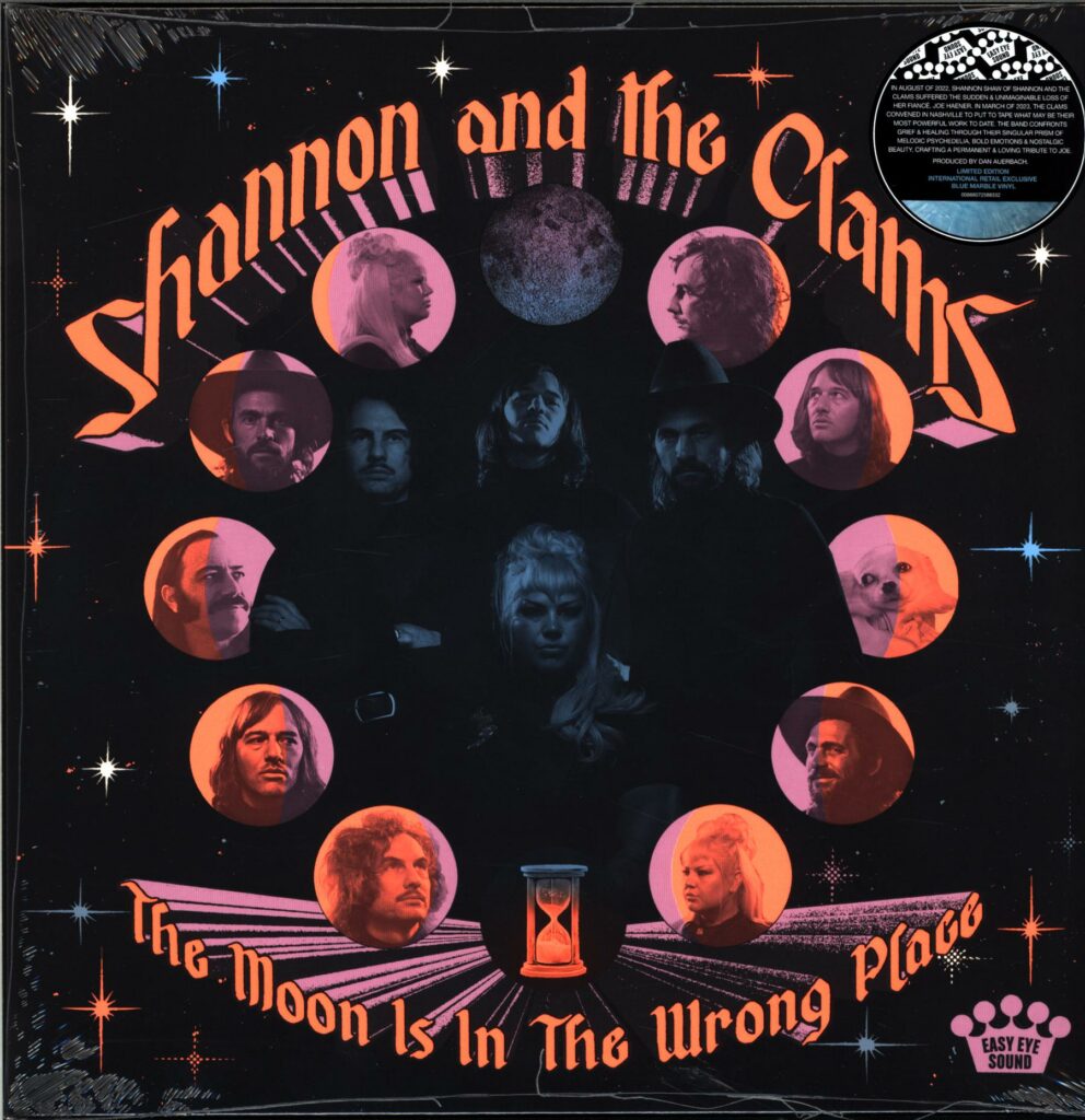 Shannon and The Clams-The Moon Is In The Wrong Place-blue marble-LP Vinyl