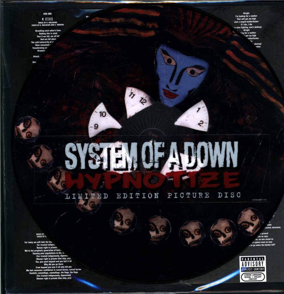 System Of A Down-Hypnotize-LP Vinyl