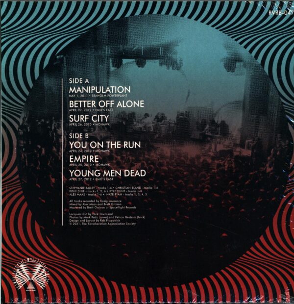 The Black Angels-Live At Levitation-pink-blue LP Vinyl
