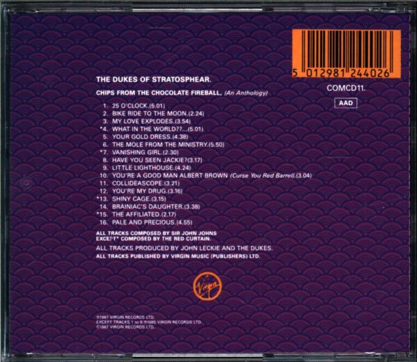 The Dukes Of Stratosphear-Chips From The Chocolate Fireball (An Anthology)-CD