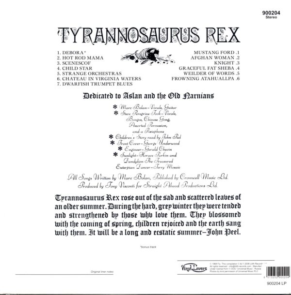 Tyrannosaurus Rex-My People Were Fair And Had Sky In Their Hair... But Now They're Content To Wear Stars On Their Brows-LP Vinyl