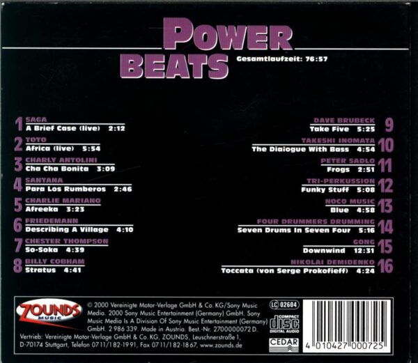 Various-Power Beats-CD