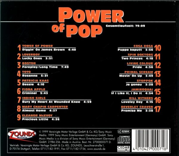 Various-Power Of Pop-CD