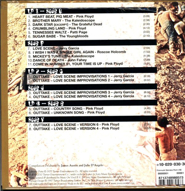 Various-Zabriskie Point (Original Motion Picture Soundtrack)- reissue LP Vinyl