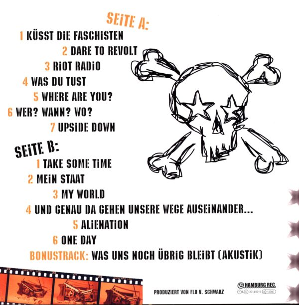 ZSK-Riot Radio weiss splatter-LP Vinyl